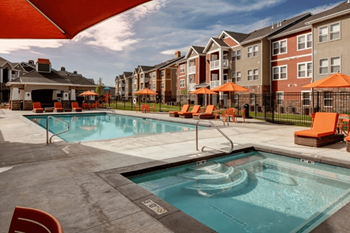 Pool and Spa at The Alloy in Vineyard, UT 84058